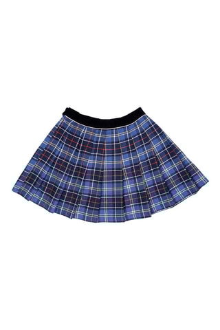 Falda plisada - Azul