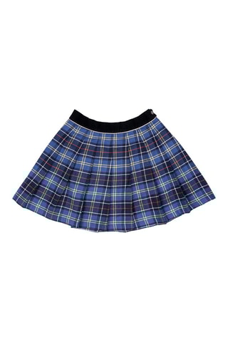 Falda plisada - Azul