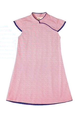 Vestido trapecio - Rosa
