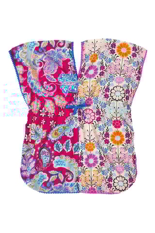 Vestido de playa - Rojo y blanco