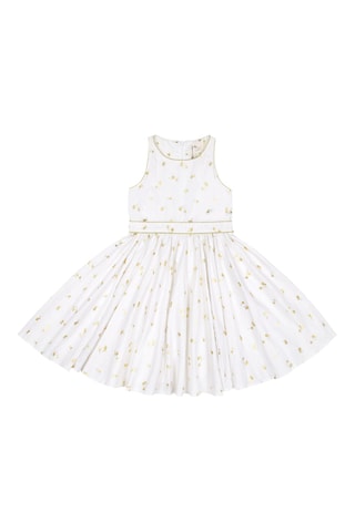 Vestido de lino - Blanco