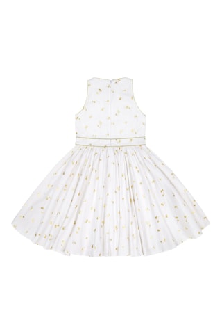 Vestido de lino - Blanco