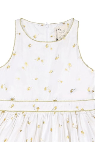 Vestido de lino - Blanco