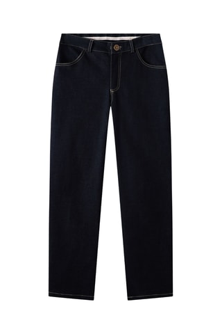 Vaquero de lino - Azul oscuro