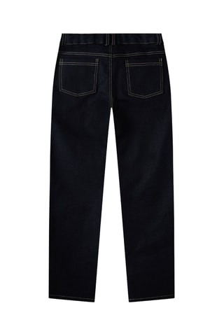 Vaquero de lino - Azul oscuro