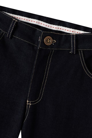 Vaquero de lino - Azul oscuro