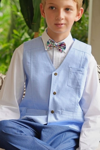 Chaleco de traje - Azul claro