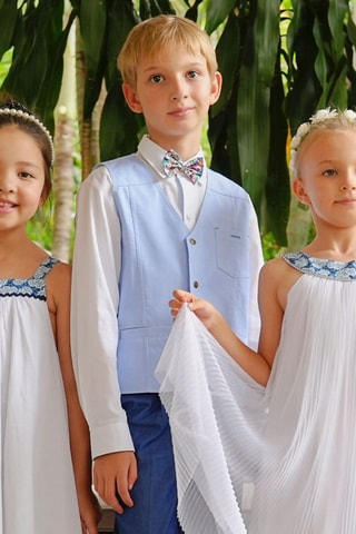 Chaleco de traje - Azul claro