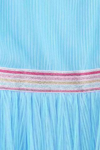 Vestido plisado - Azul claro