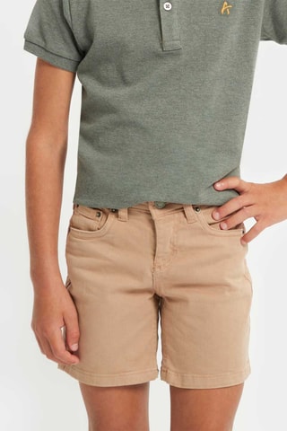 Jeansbermuda - Camel