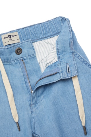 Jeansbermuda - Blauw