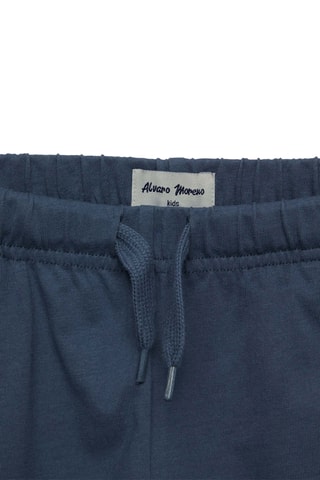 Pyjama - Wit en Marineblauw