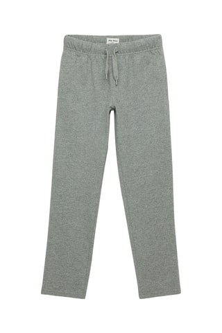 Pyjama - Marineblauw en Gemêleerd Lichtgrijs