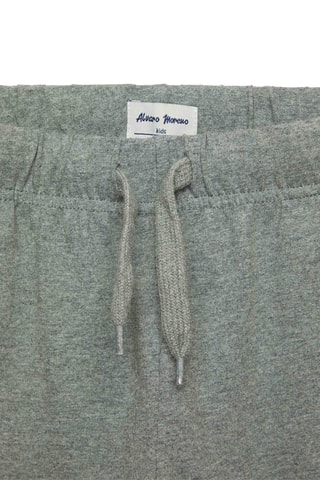 Pyjama - Marineblauw en Gemêleerd Lichtgrijs