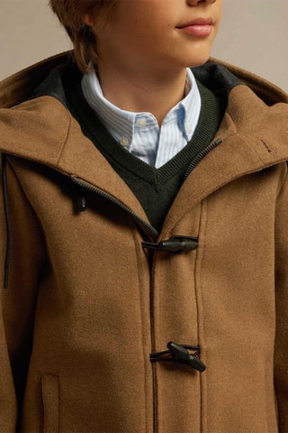 Jas met Capuchon - Camel