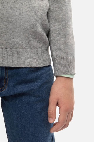 Trui - Gemêleerd Lichtgrijs