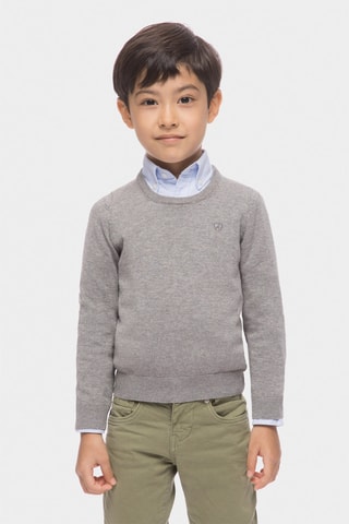 Trui - Gemêleerd Lichtgrijs