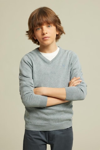 Trui - Gemêleerd Lichtgrijs
