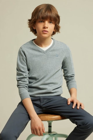 Trui - Gemêleerd Lichtgrijs