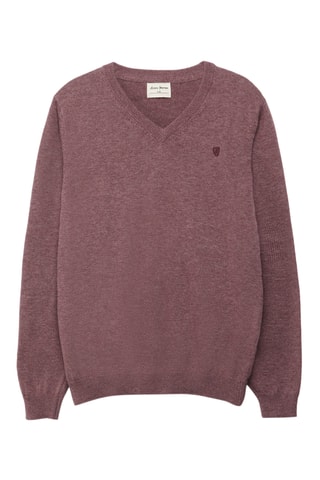 Trui - Gemêleerd Bordeauxrood