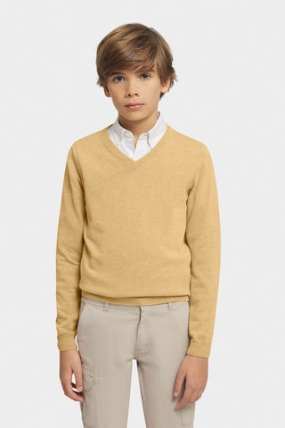 Trui - Gemêleerd Mosterdgeel