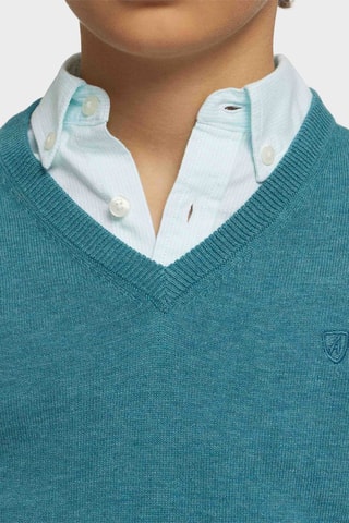 Trui - Gemêleerd Turquoise