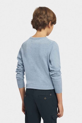 Trui - Gemêleerd Hemelsblauw