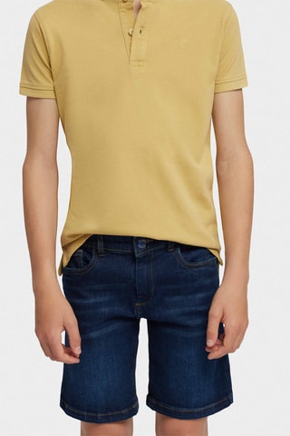 Jeansbermuda - Blauw