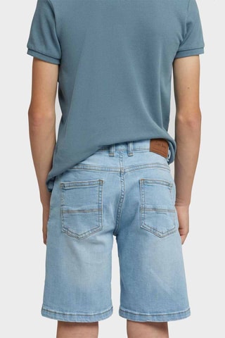 Jeansbermuda - Hemelsblauw