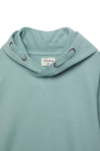 Sweater met Capuchon - Zeegroen