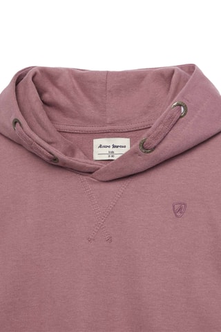 Sweater met Capuchon - Bordeauxrood