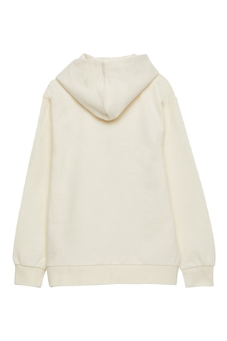 Sweater met Capuchon - Ivoorkleurig