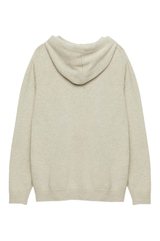 Sweater met Capuchon - Ivoorkleurig