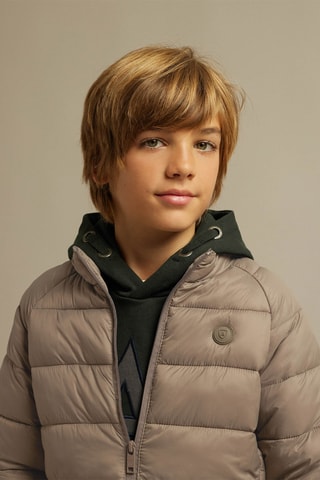 Gewatteerde Jas - Beige