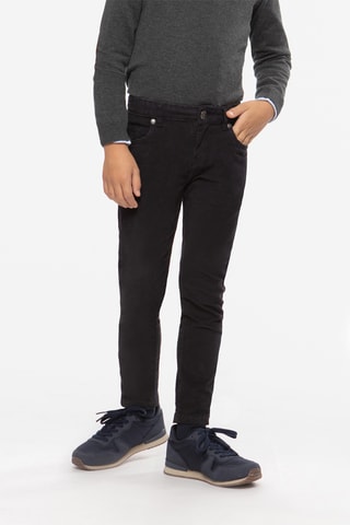 Velours Broek - Marineblauw