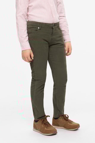 Velours Broek - Donkergroen