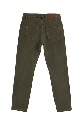 Velours Broek - Donkergroen