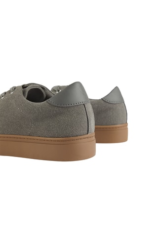 Leren Sneakers - Donkergrijs