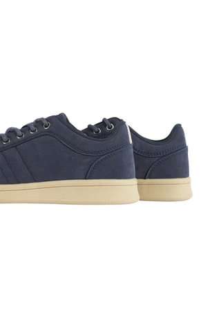 Nubuck Sneakers - Marineblauw