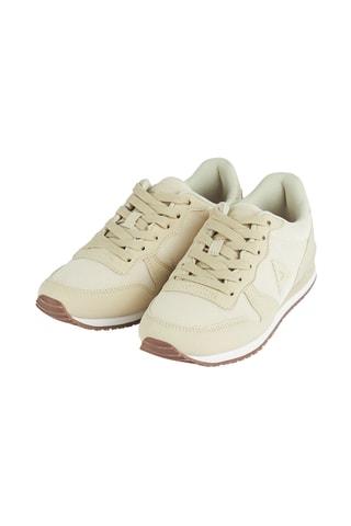 Nubuck Sneakers - Ivoorkleurig