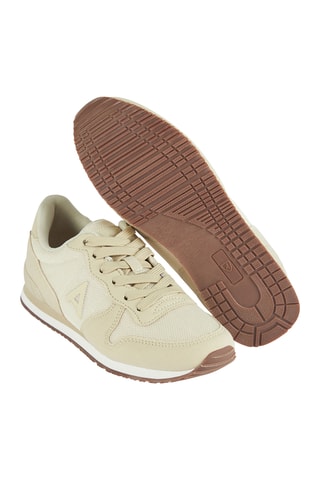 Nubuck Sneakers - Ivoorkleurig