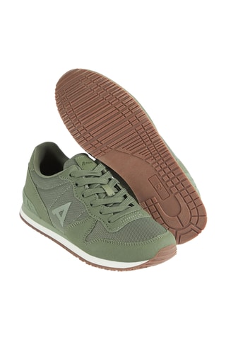 Nubuck Sneakers - Olijfgroen