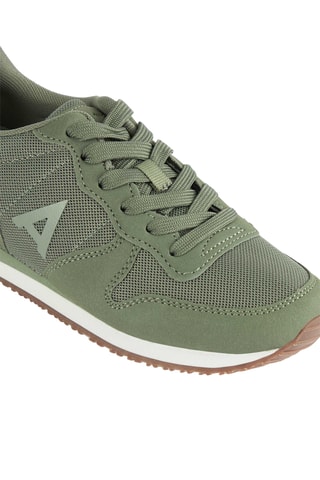 Nubuck Sneakers - Olijfgroen