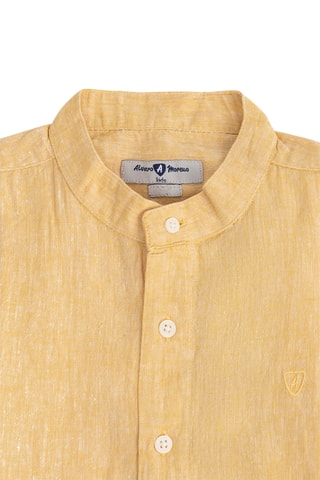 Linnen Overhemd - Geel