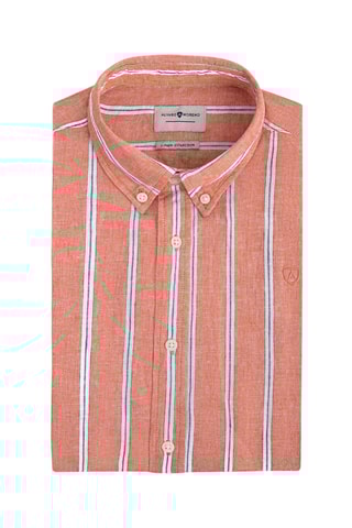 Linnen Overhemd - Oranje