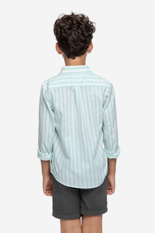 Linnen Overhemd - Groen