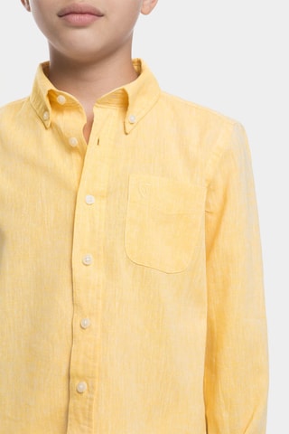Linnen Overhemd - Geel