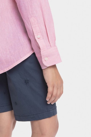 Linnen Overhemd - Roze