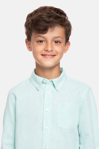 Linnen Overhemd - Groen