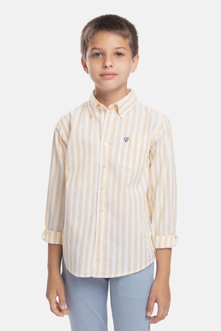 Linnen Overhemd - Geel